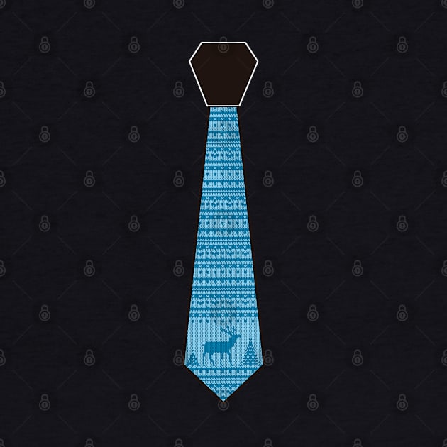 Ugly christmas tie by Iamthepartymonster